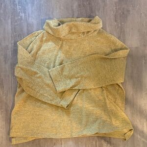 W5 Women's Cowl Neck Sweater - yellow.